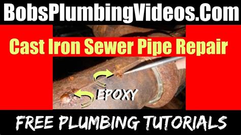 cast iron sewer pipe repair epoxy|Cast Iron Pipe Repair 101 – a DIY Guide For Your。